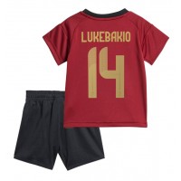 Maglia Calcio Belgio Dodi Lukebakio #14 Prima Divisa Bambino Europei 2024 Manica Corta (+ pantaloncini)